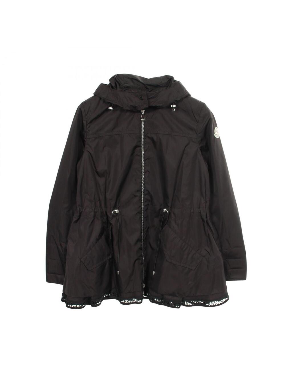 Moncler Loty Nylon Jacket Coat Black #340066M93B